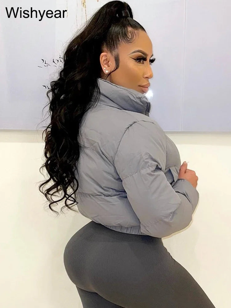 Cropped Puffer Jacket