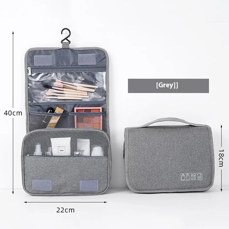 Hanging Travel Toiletry Bag — Water-Resistant Organizer