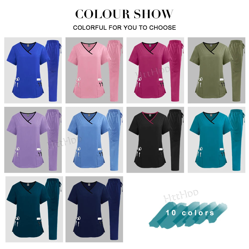 Women's Scrubs Set – Nurse & Spa Uniform