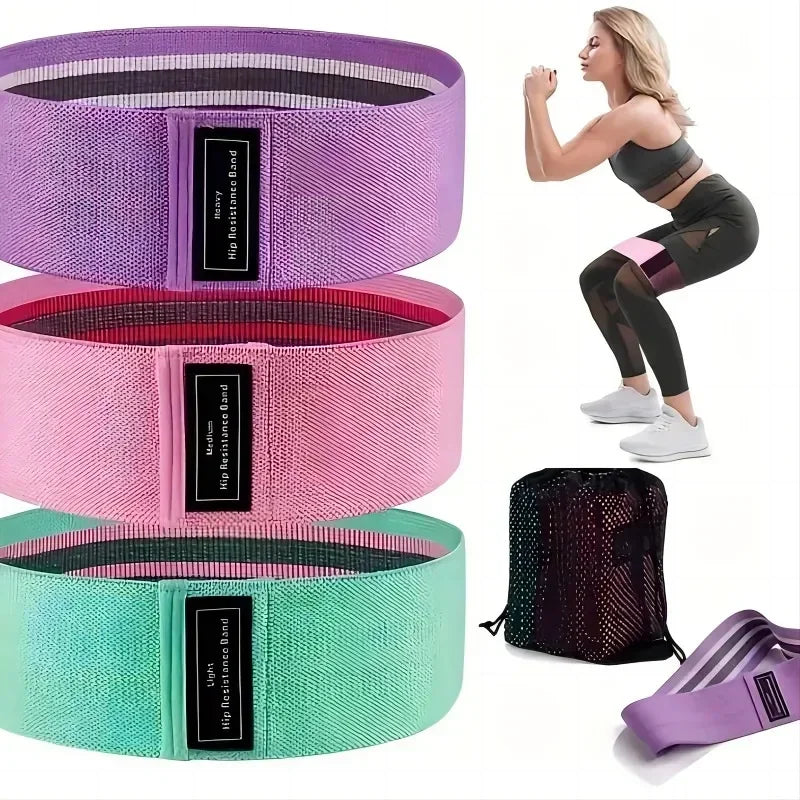 Fabric Booty Resistance Bands (Set)