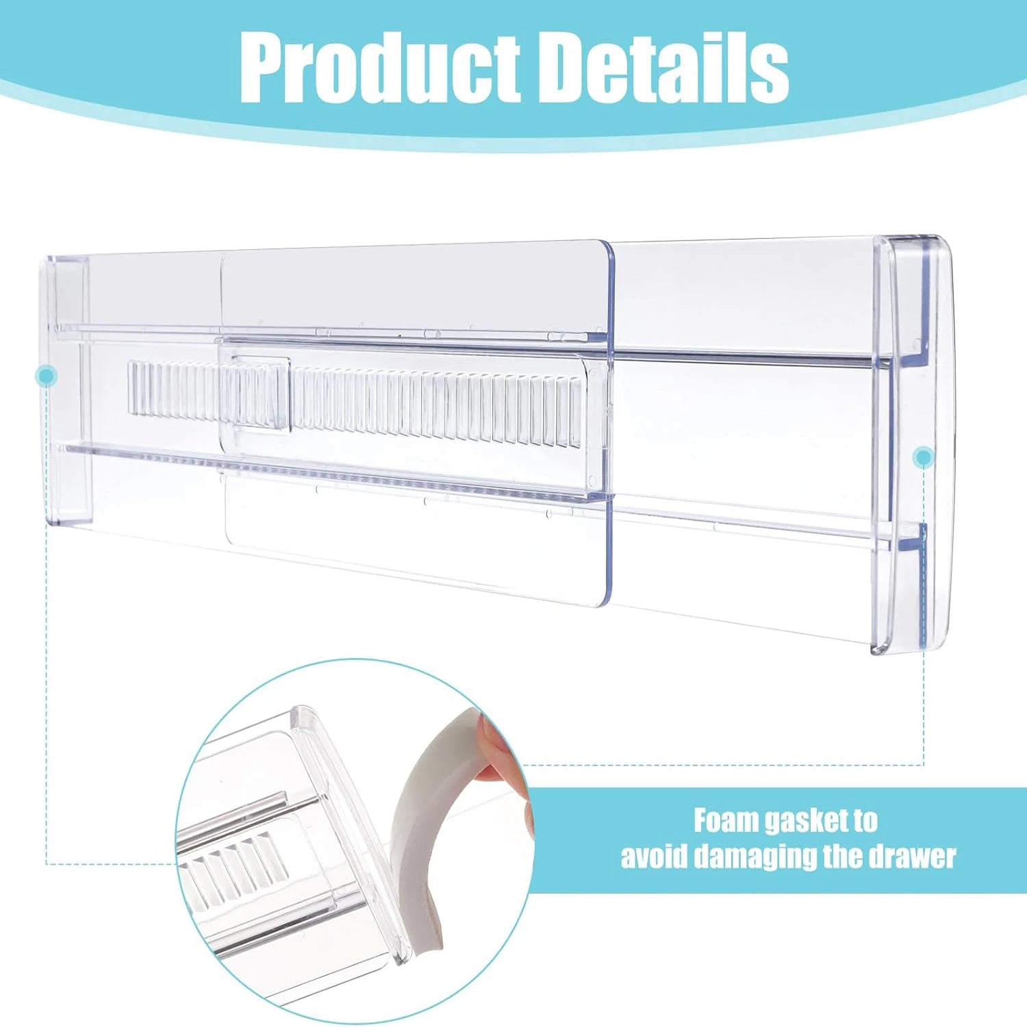 Expandable Drawer Organizer Dividers