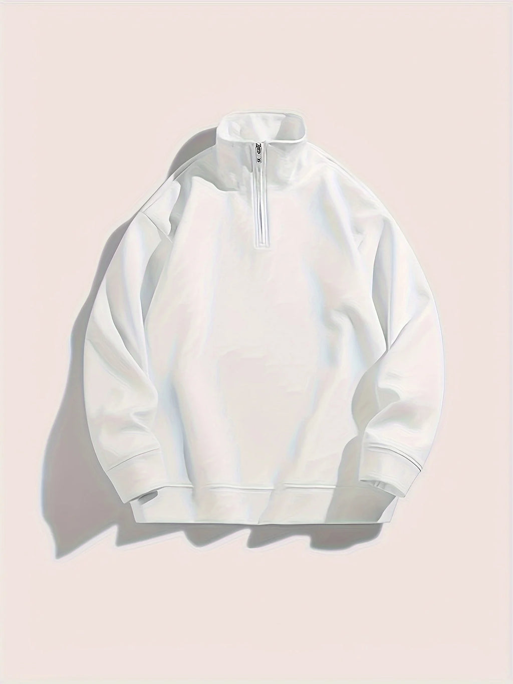 Quarter-Zip Knit Pullover Sweater