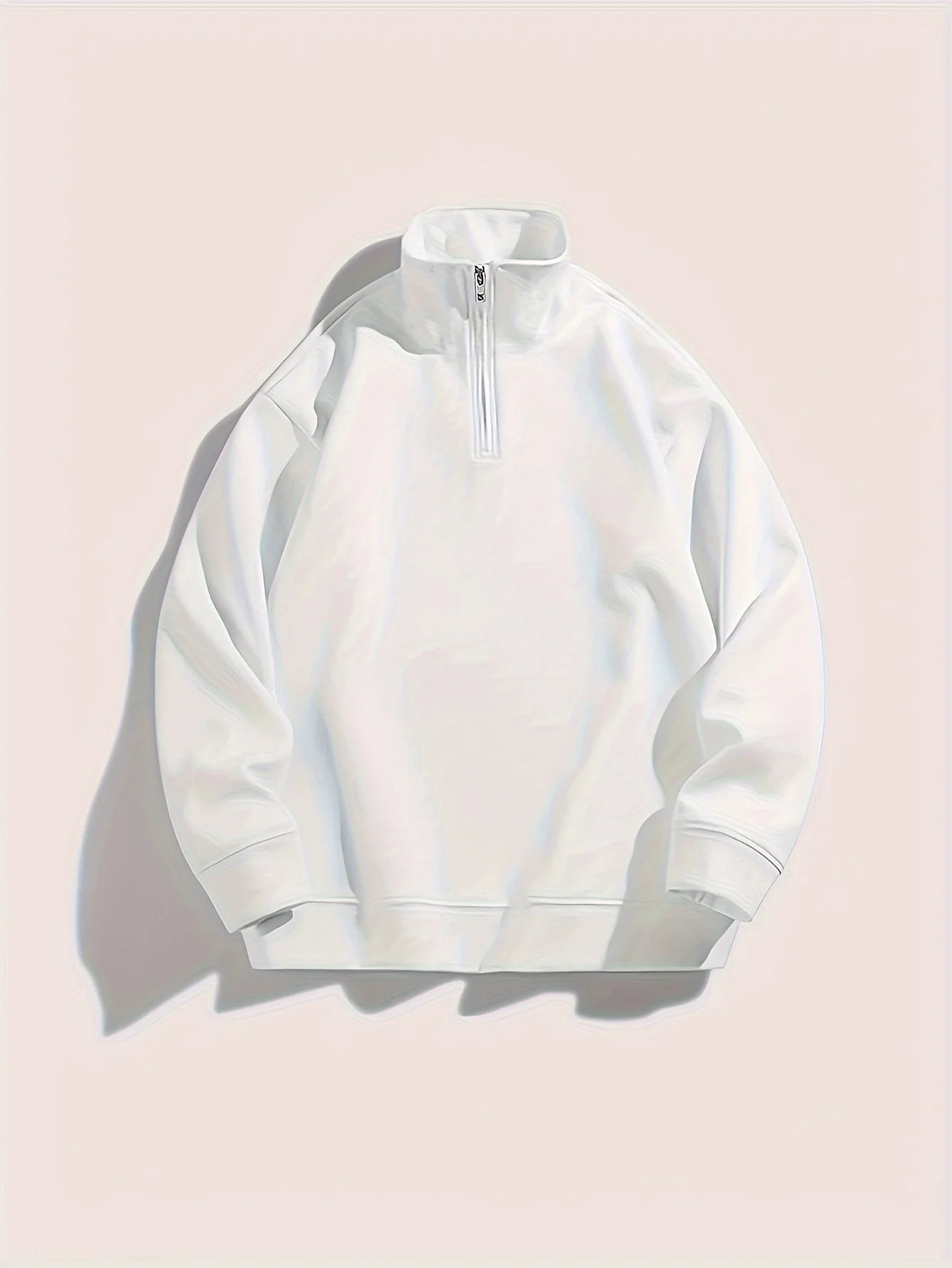 Quarter-Zip Knit Pullover Sweater