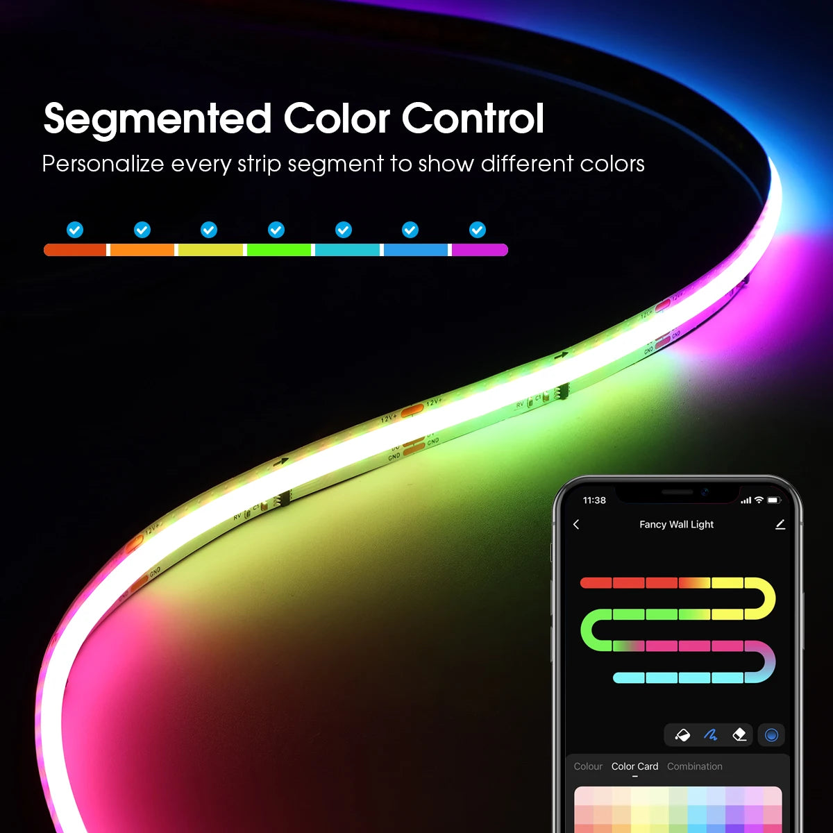 LED strip kit contents