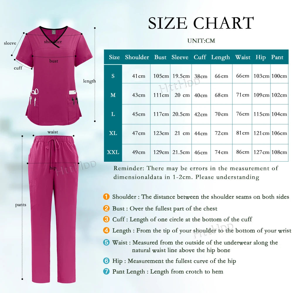 Women's Scrubs Set – Nurse & Spa Uniform
