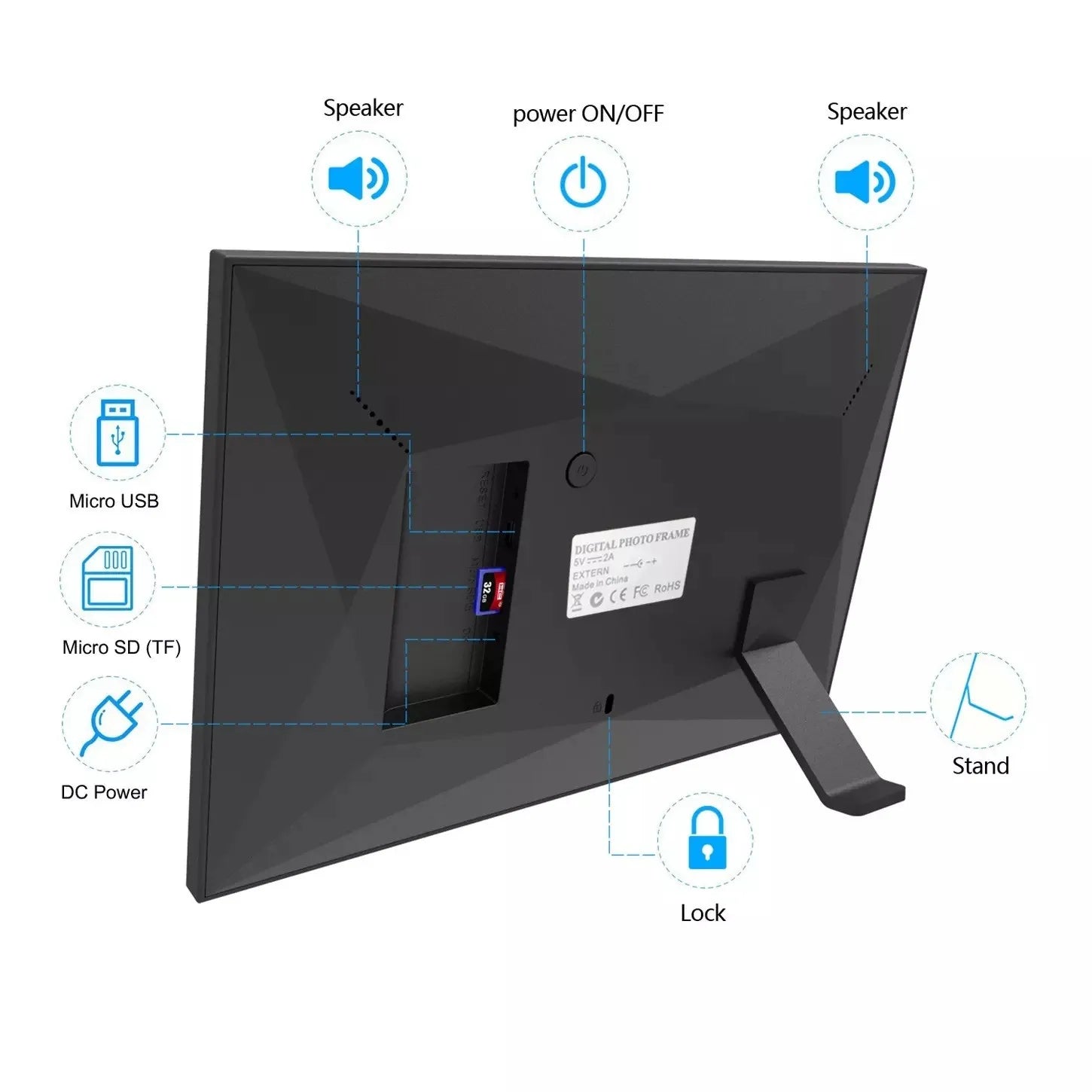 WiFi Digital Cloud Photo Frame