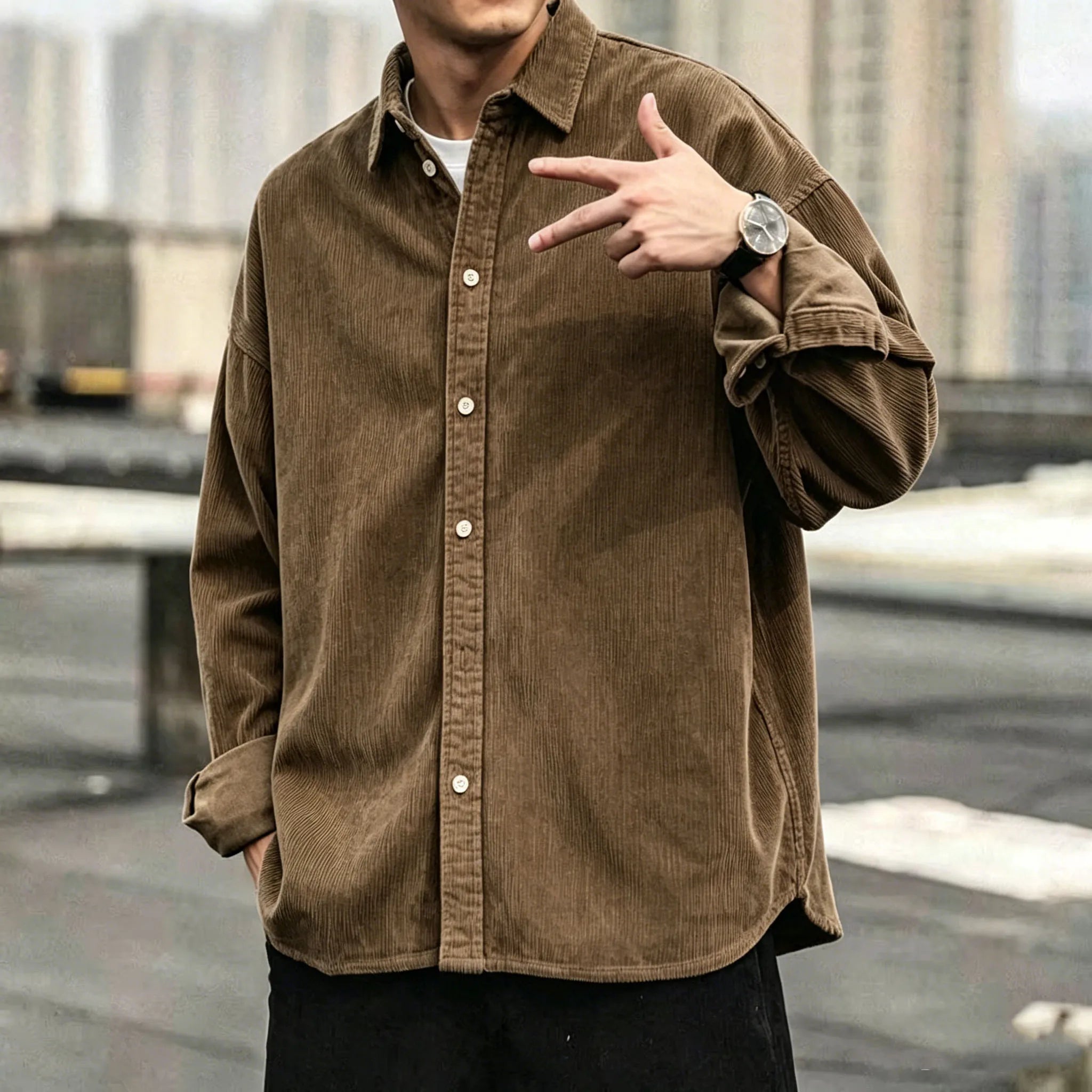 Corduroy Overshirt