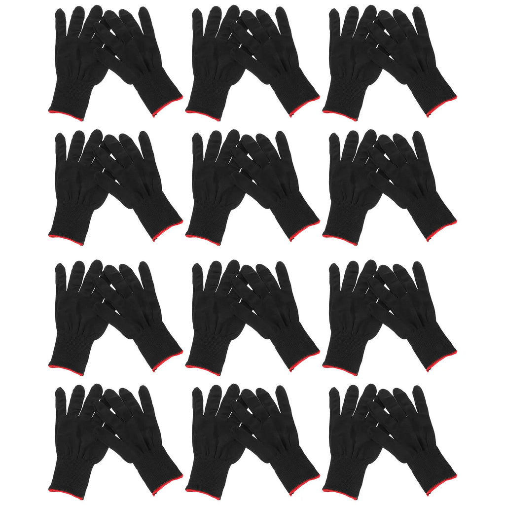 Anti-Static Knit Gloves – PU-Coated Palm (12 Pairs)