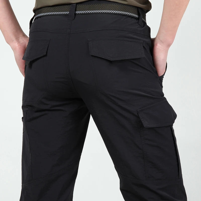 Men's Tactical Cargo Pants – Waterproof & Quick-Dry