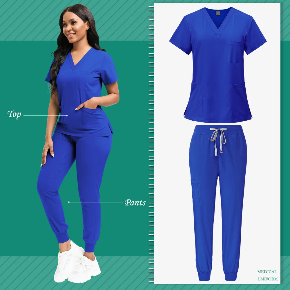 Unisex Scrubs Set – Spa, Vet & Clinic Uniform