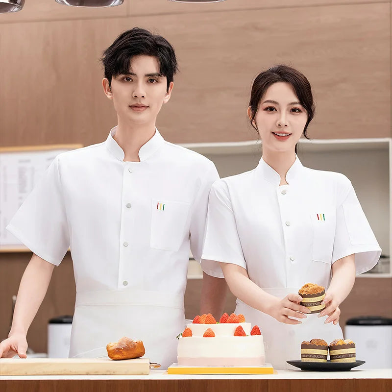 Chef Jacket & Apron Set – Kitchen Work Uniform