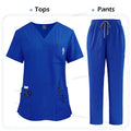 Women's Nursing Scrubs – Tops & Pants Uniform Set