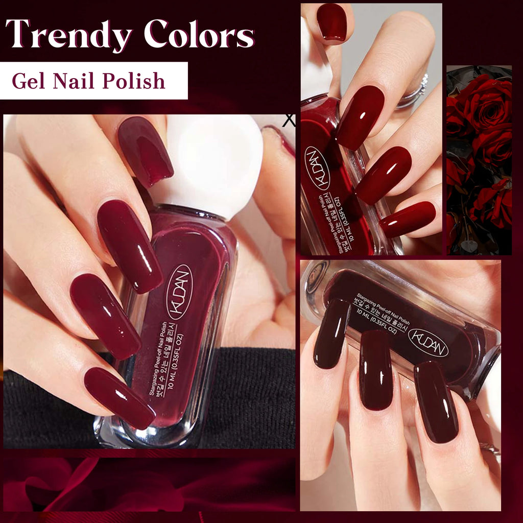 No-UV semi-permanent nail polish set