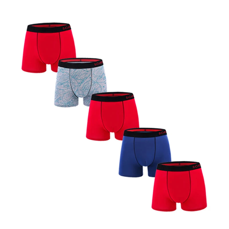 Men's Boxer Briefs – 5-Pack Cotton Underwear