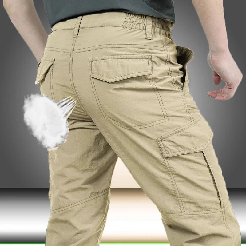 Men's Tactical Cargo Pants – Waterproof & Quick-Dry
