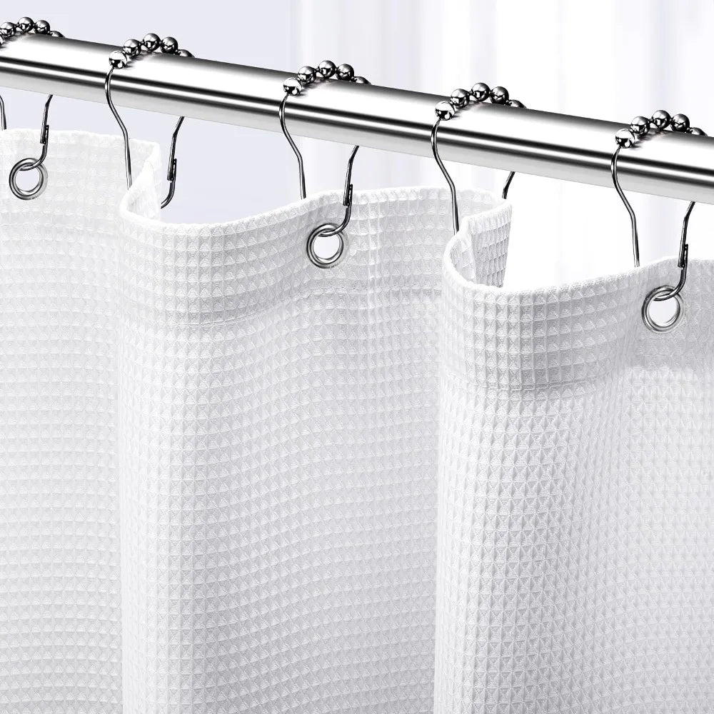 Waffle Weave Shower Curtain