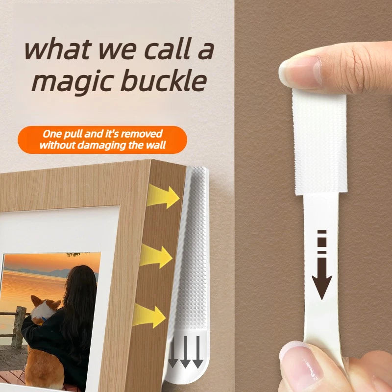 Heavy-Duty Transparent Adhesive Wall Hooks