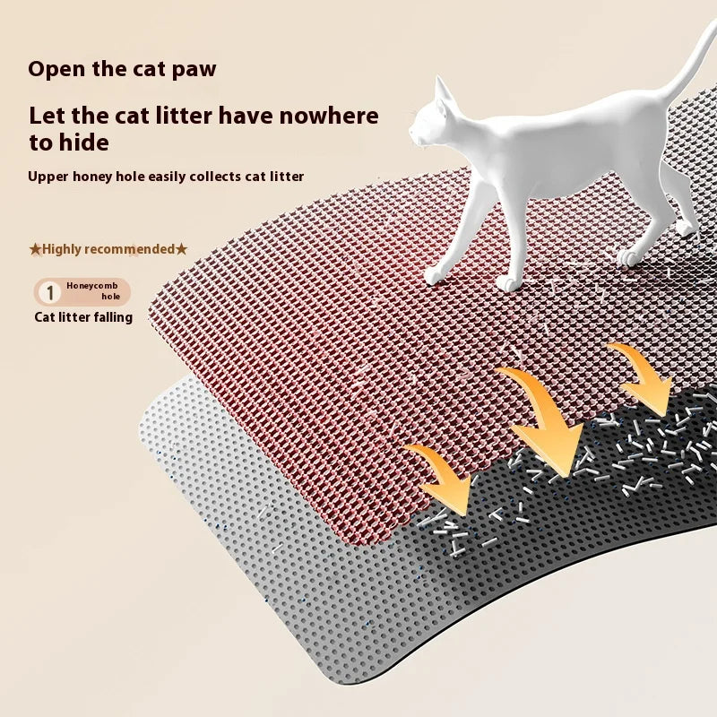 Double-Layer Cat Litter Trapper Mat