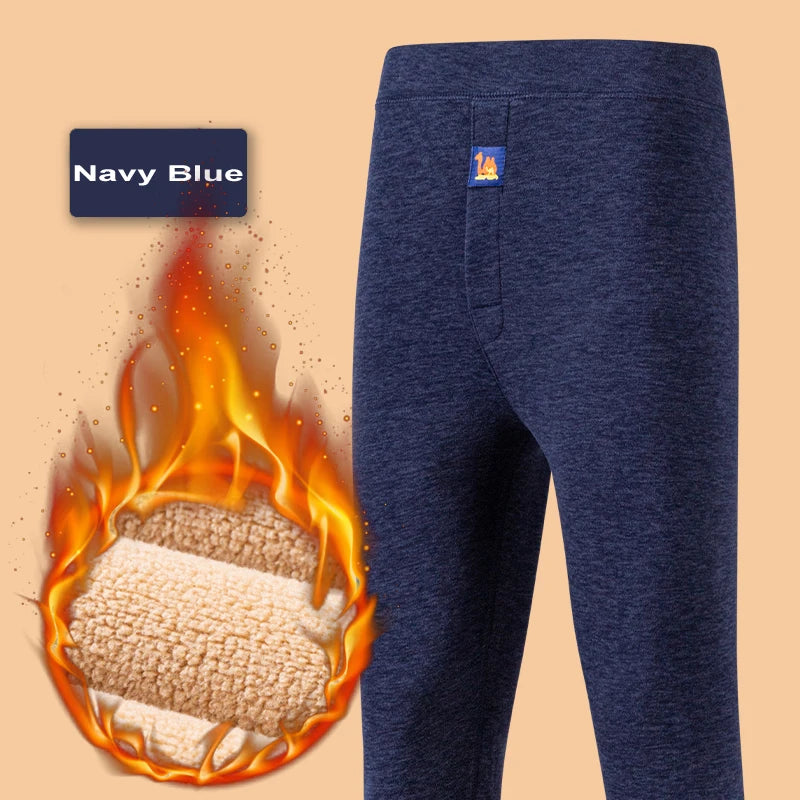 Men's Fleece Thermal Underwear – Warm Base-Layer Pants