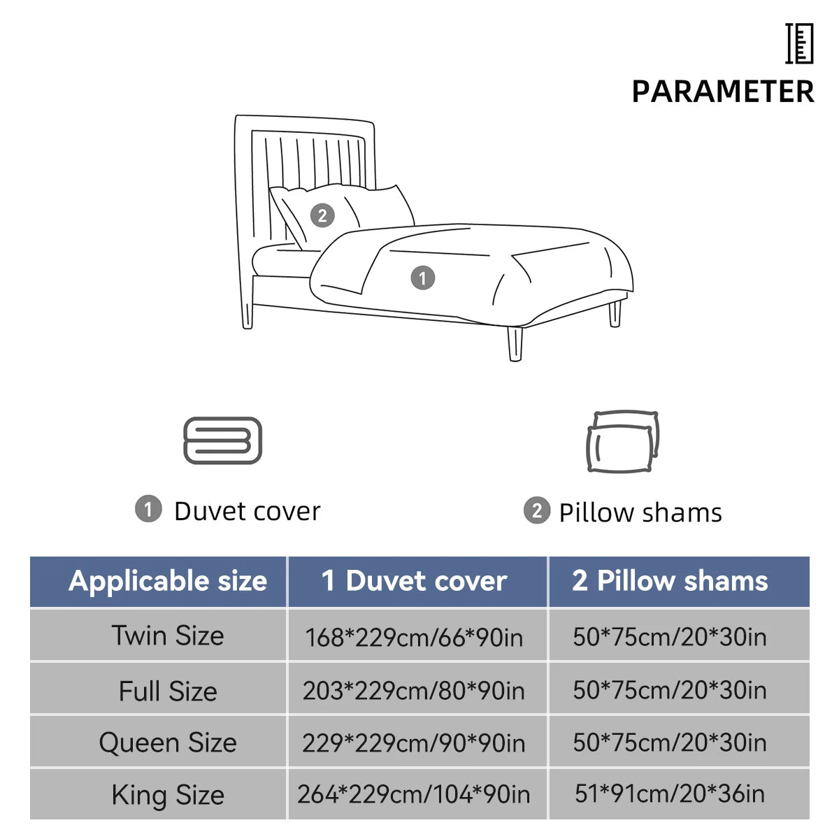 Tufted Duvet Cover Set – 3-Piece Leaf Bedding