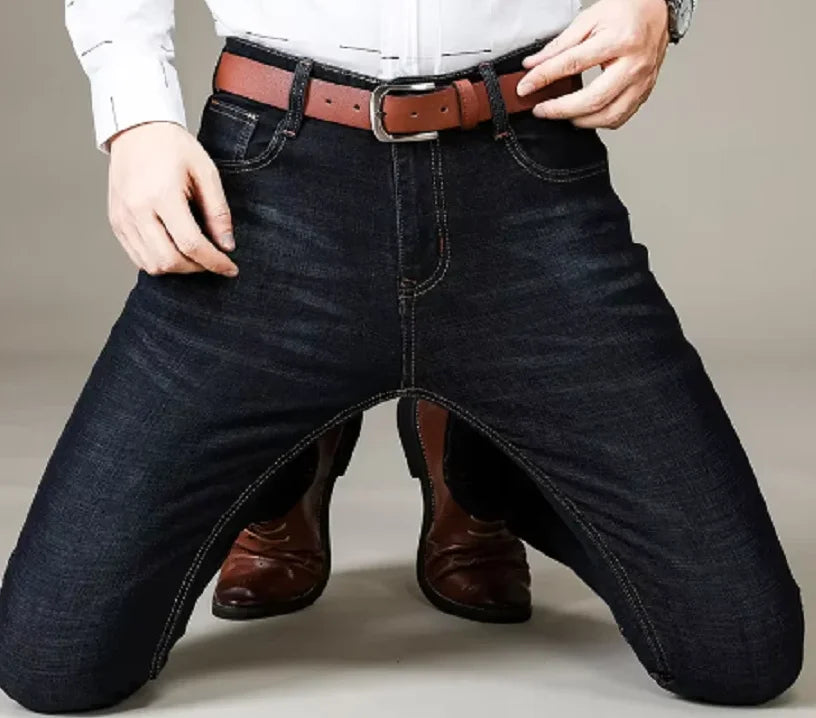 Classic straight-leg jeans front