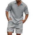 Men's Knit Polo & Shorts Set (2-Piece)