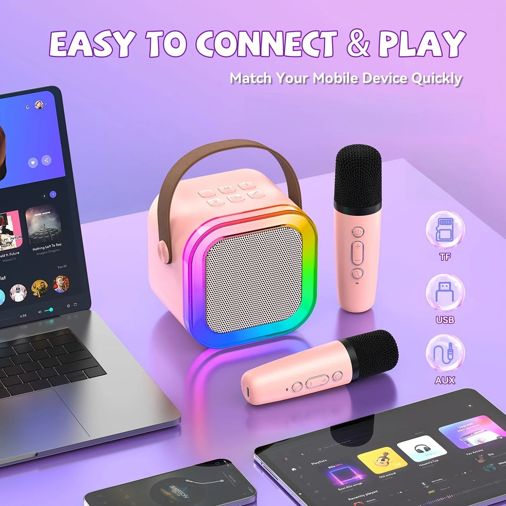 Wireless karaoke microphone colors