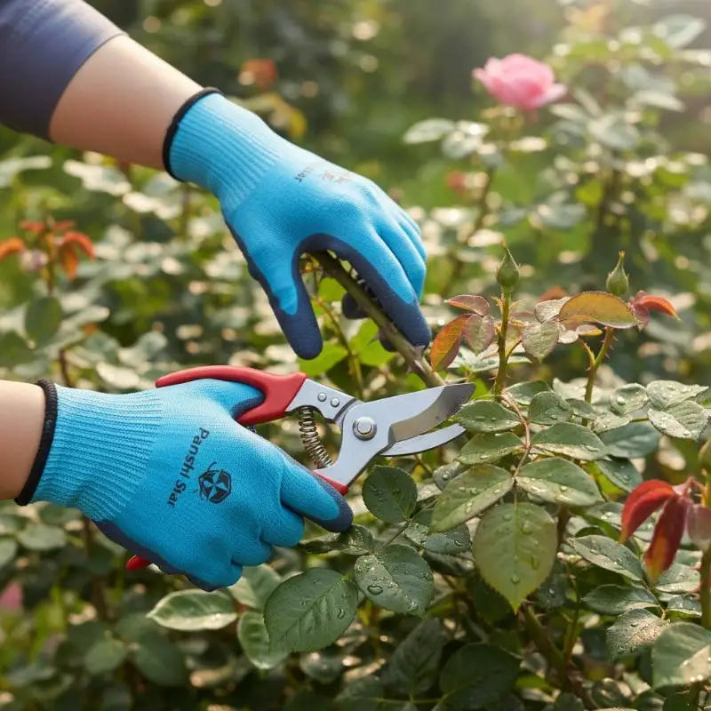 Coated Grip Work Gloves – 1 Pair, Waterproof & Durable
