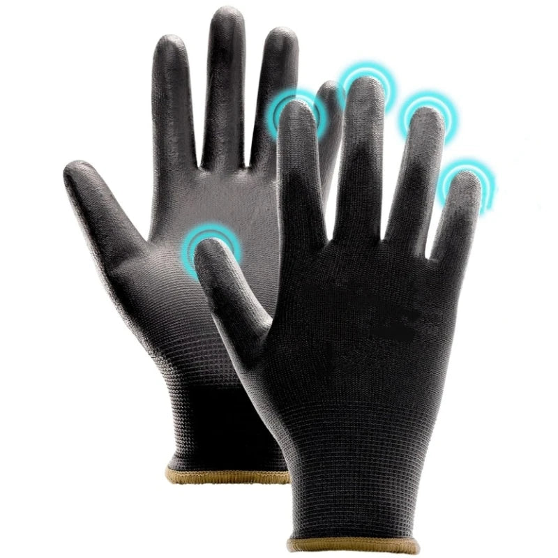 PU-Coated Work Gloves – Light-Duty Seamless Knit