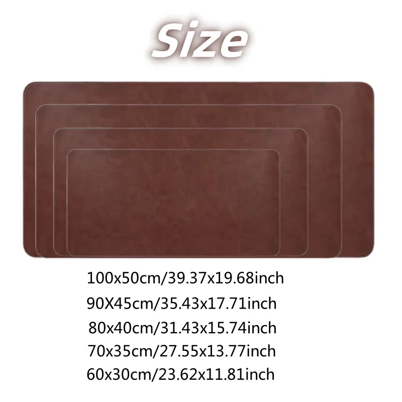 Large Leather Desk Mat