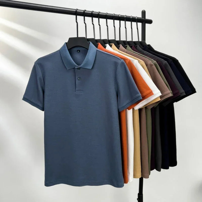 Classic cotton pique polo shirt