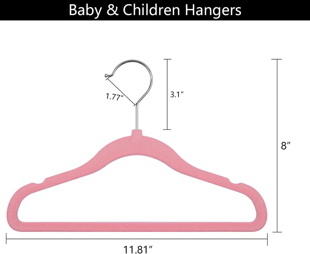 Non-Slip Velvet Hangers — 20-Pack