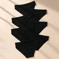 7Pcs/Set Women Panties Striped Briefs Women Underwear Low Waist Cotton Panty Sexy Solid Underpants Black Female Lingerie S-XXL