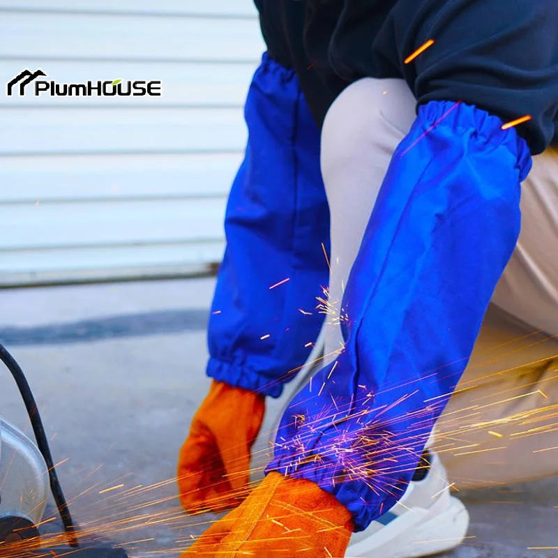 Welding Arm Sleeves – 1 Pair, Heat & Flame Resistant