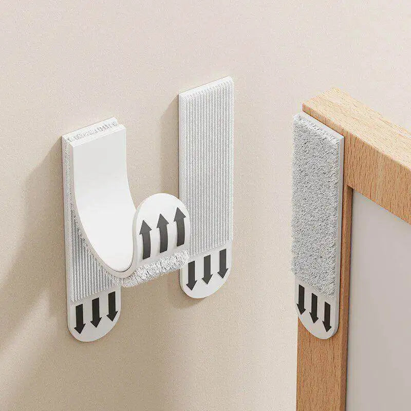 Heavy-Duty Transparent Adhesive Wall Hooks