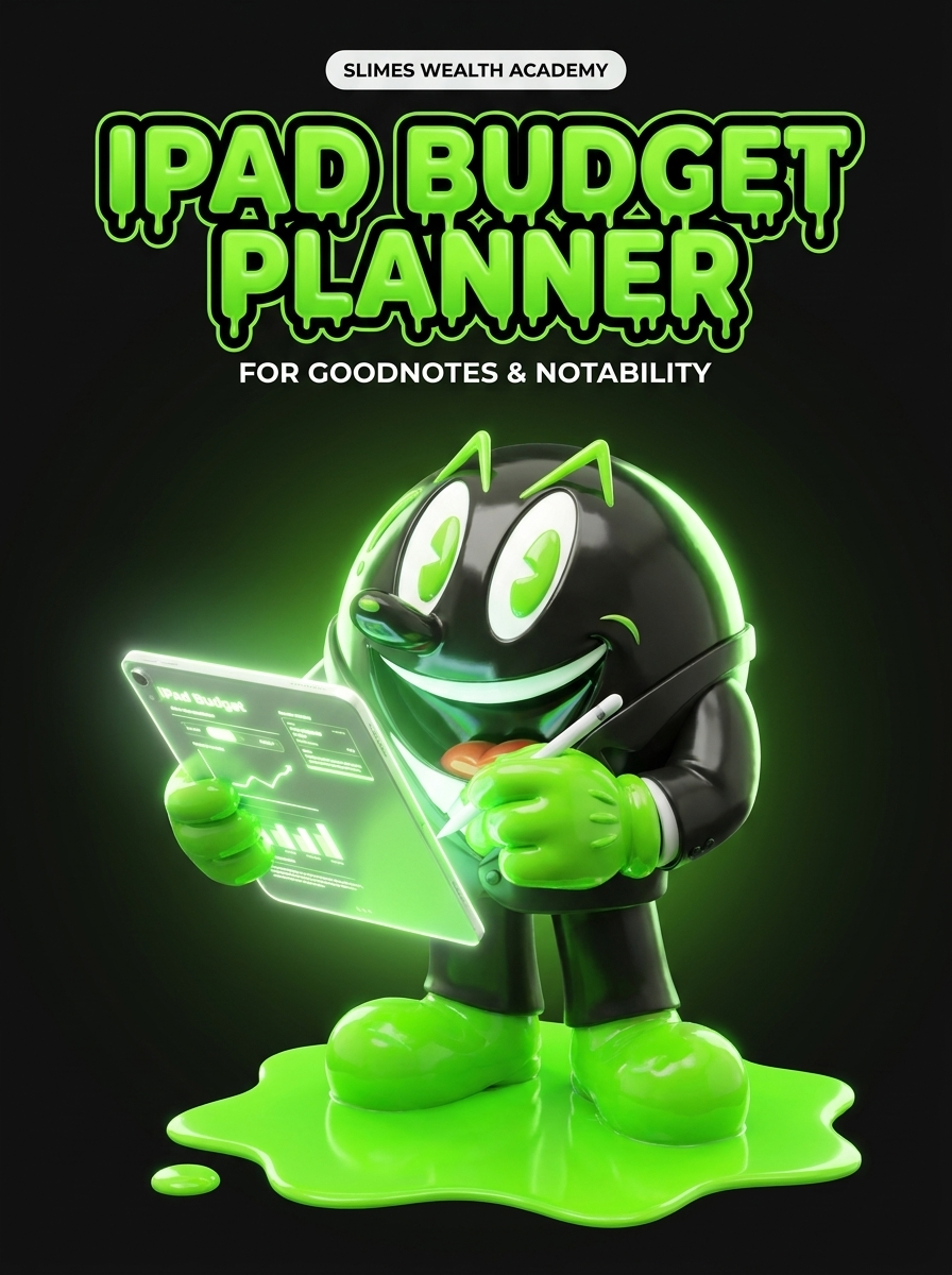 Slime iPad Budget Planner — Undated Digital Budget Planner for GoodNotes