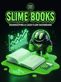 Slime Books — Small Business Bookkeeping & Cash Flow Dashboard (Excel + Google Sheets)